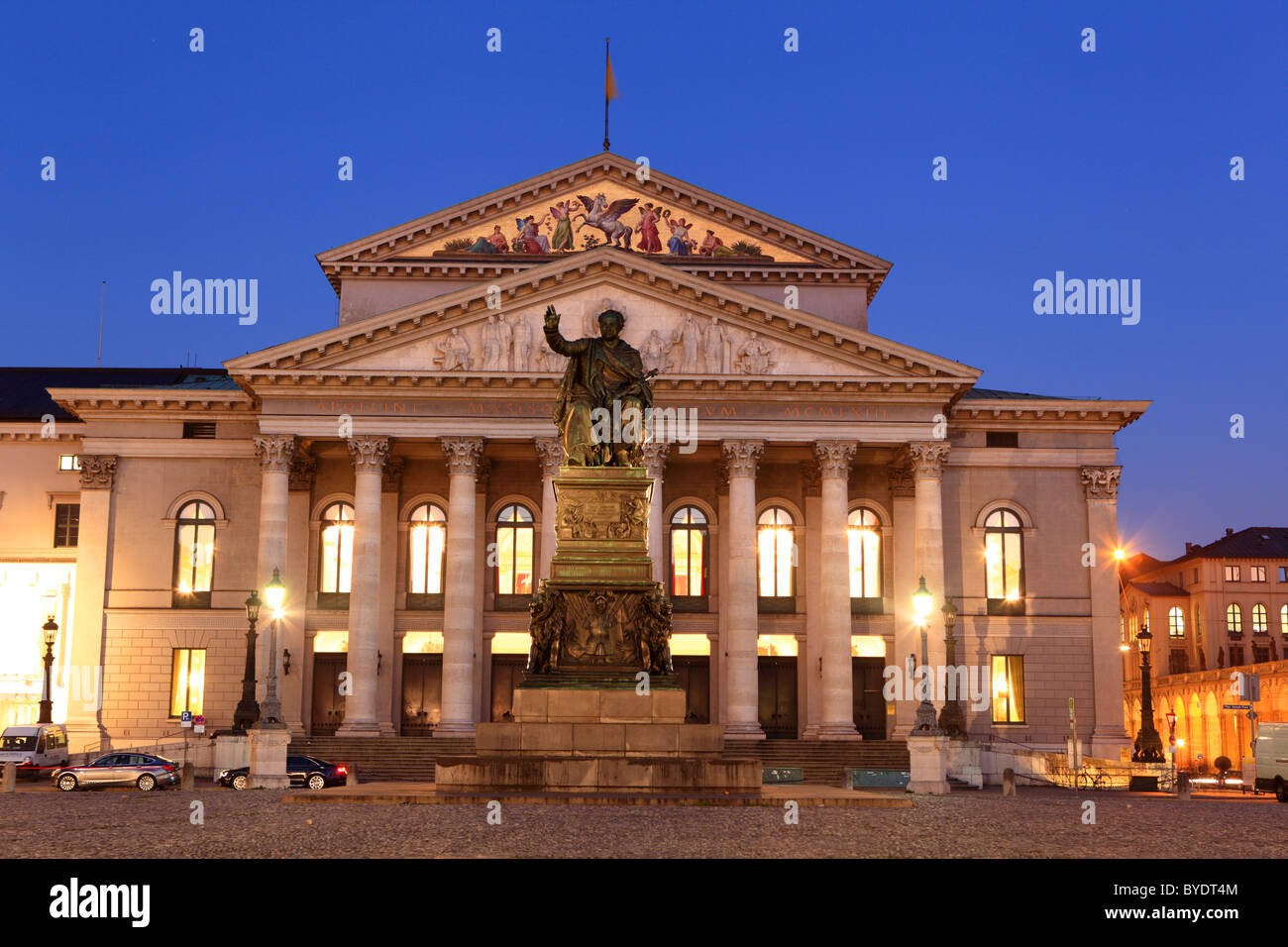 National Theatre Munich, Bavarian State Opera, Munich, Bavaria, Germany, Europe Stock Photo
