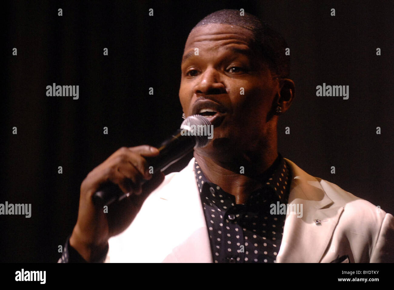 Jamie Foxx live in concert at Madison Square Garden New York City, USA - 22.01.07 Stock Photo