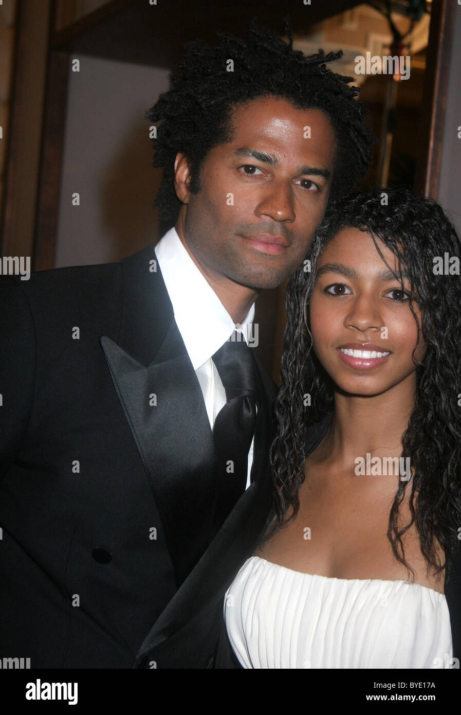 Eric Benet and daughter India Benet Trumpet Awards 2007 held at the Bellagio Hotel and Casino Las Vegas, Nevada - 22.01.07 Stock Photo