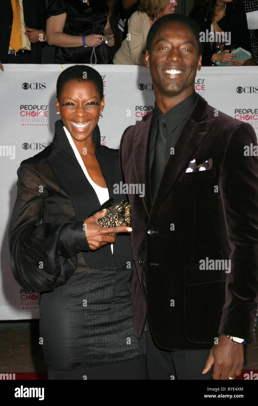 Isaiah Washington and Wife 2007 People’s Choice Awards held at the