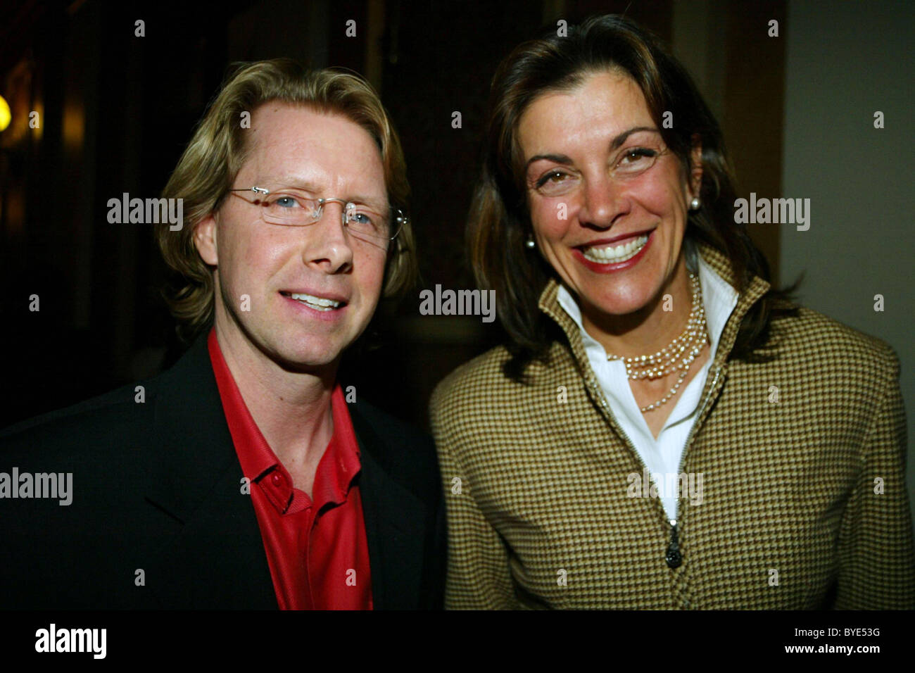 Wendie Malick and guest The Creative Coalitions hosts a Tribute to the 110th Congress at B Smith's Washington DC, USA - Stock Photo