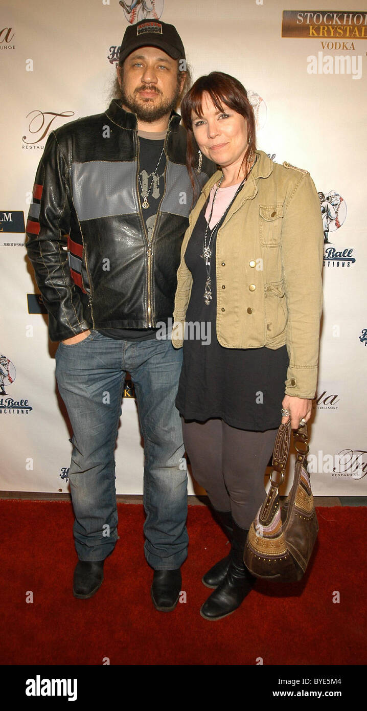 Joseph D Reitman and Annie Duke The opening of Trifecta restaurant and Sports Lounge Los Angeles, California - 31.01.07 Stock Photo
