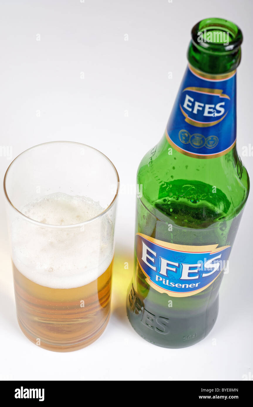 Efes Turkish pilsener beer Stock Photo - Alamy
