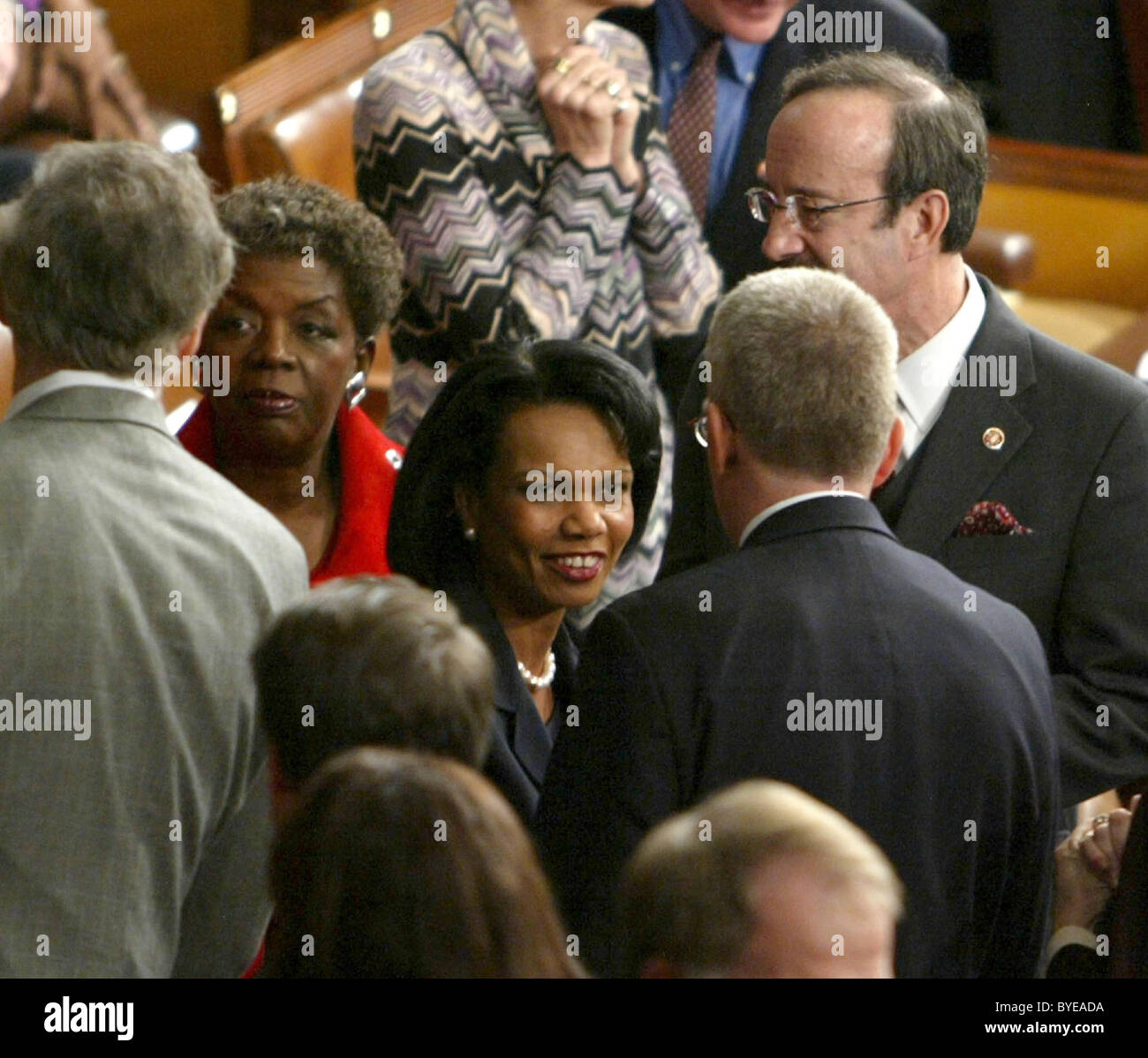 Condaleeza Rice President George W. Bush presented the State of The ...