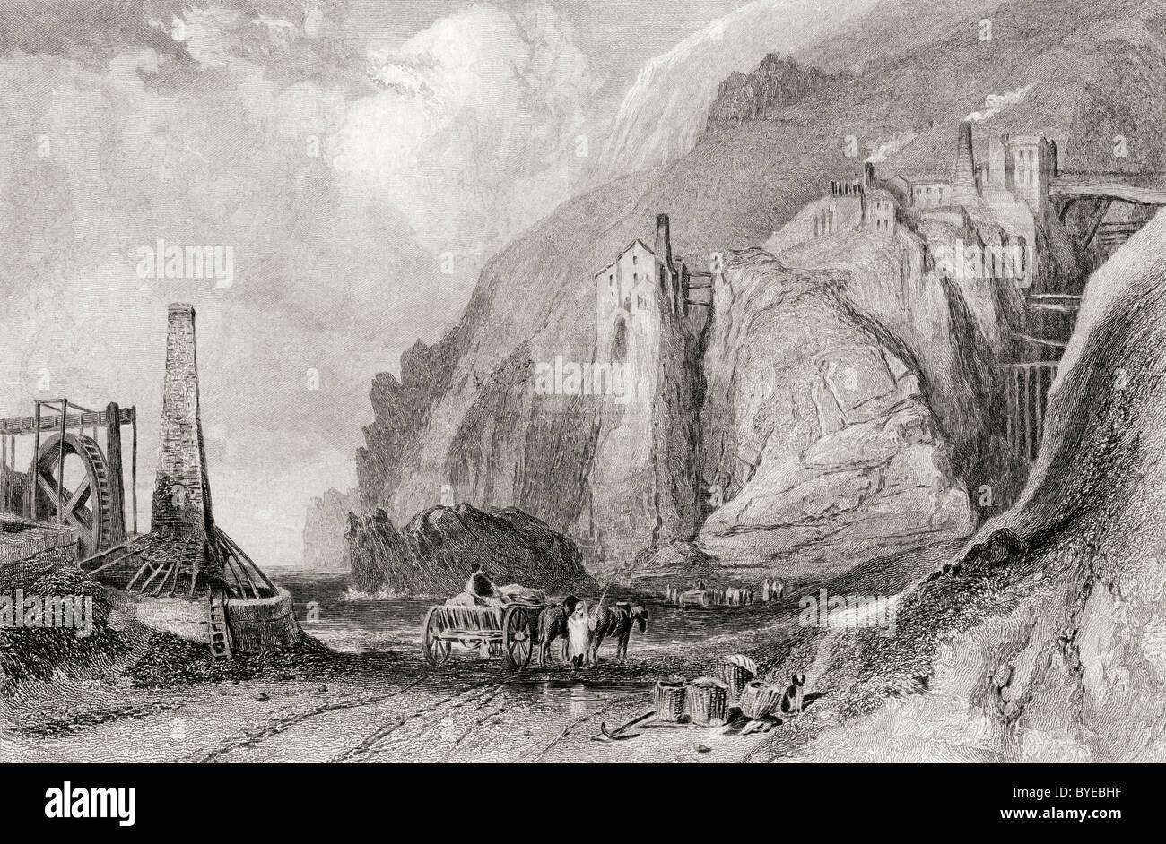 Cornwall mine 19th century hires stock photography and images Alamy