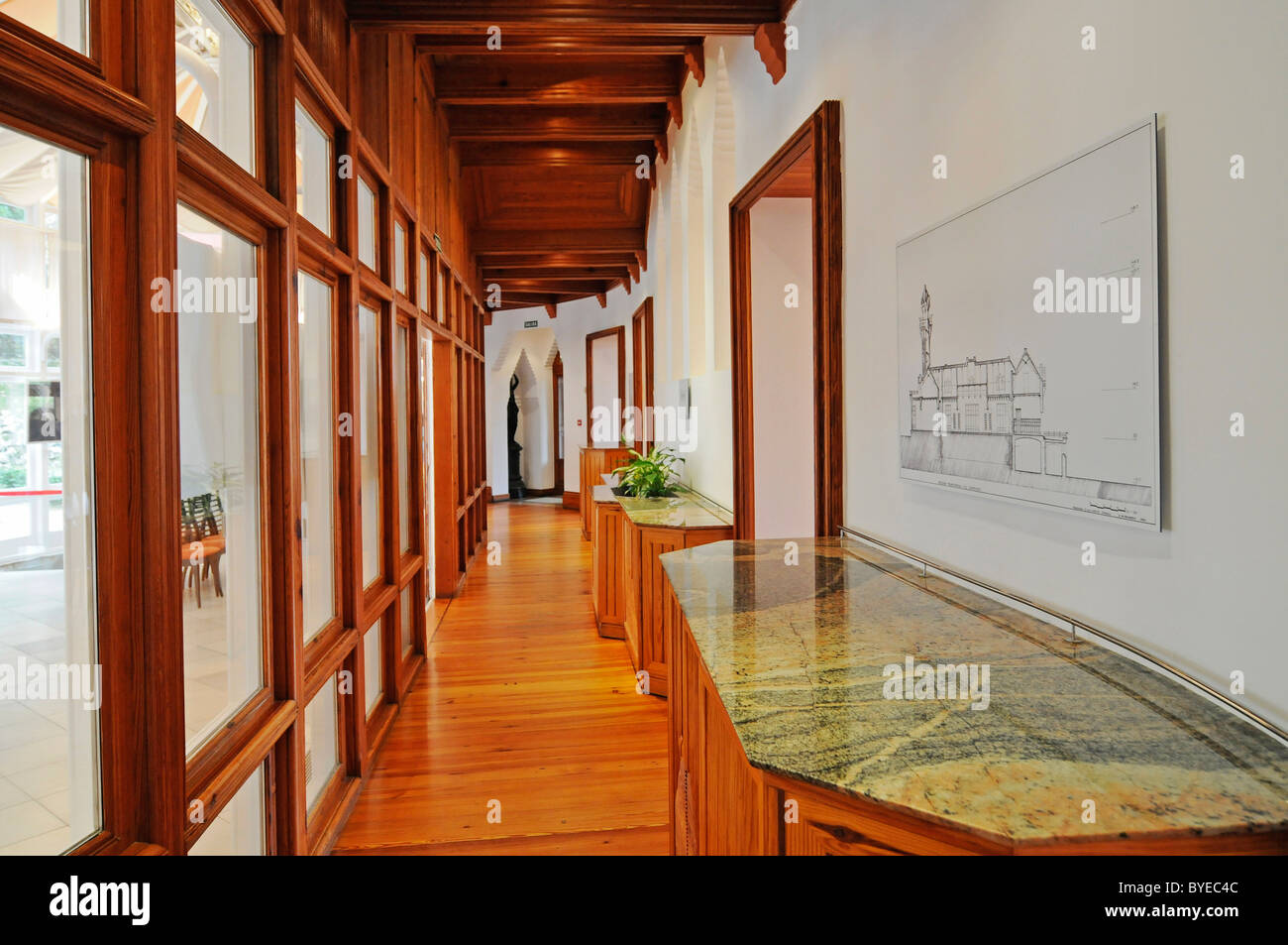 Interior, furniture, El Capricho de Gaudi manor, architect Antoni Gaudí, Comillas, Cantabria, Spain, Europe Stock Photo