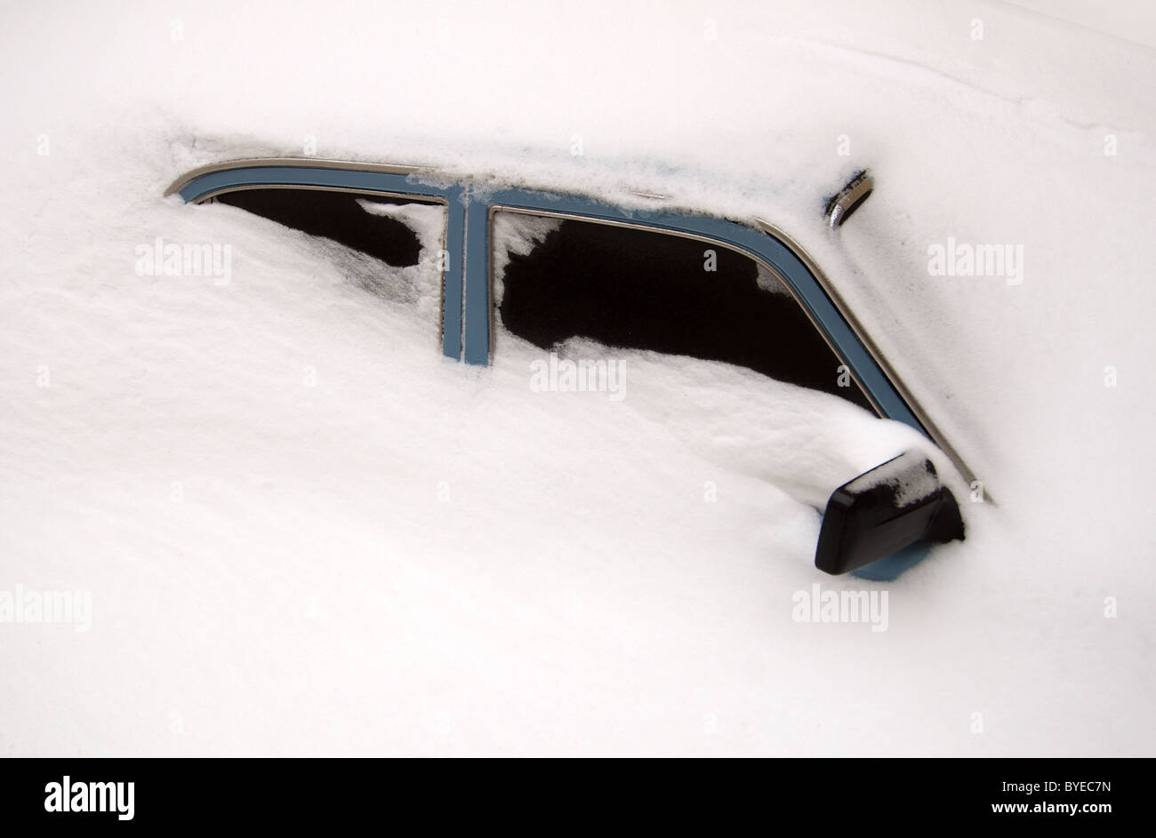 The car closed by snow Stock Photo