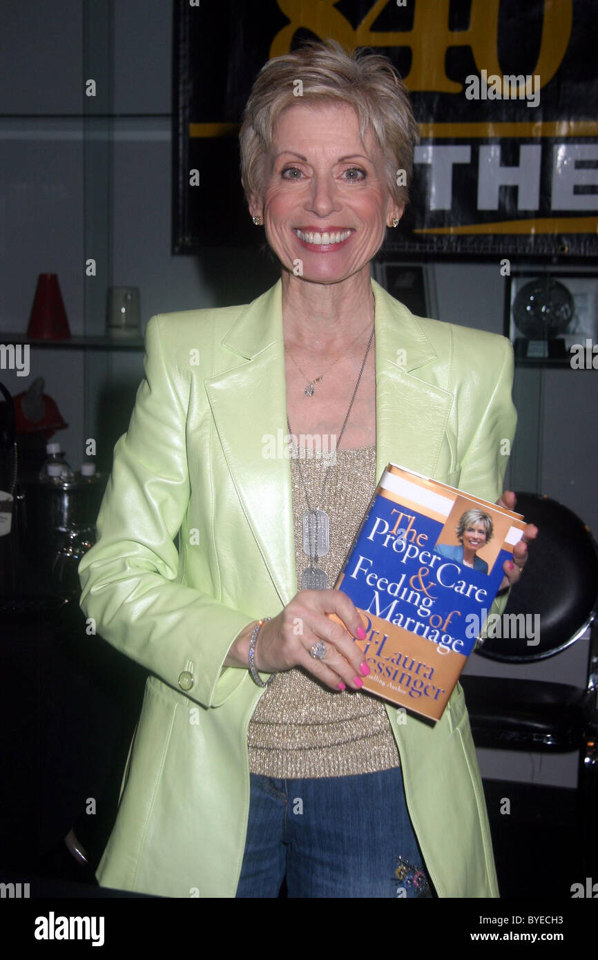 Dr. Laura Schlessinger Dr. Laura Schlessinger signs copies of her new