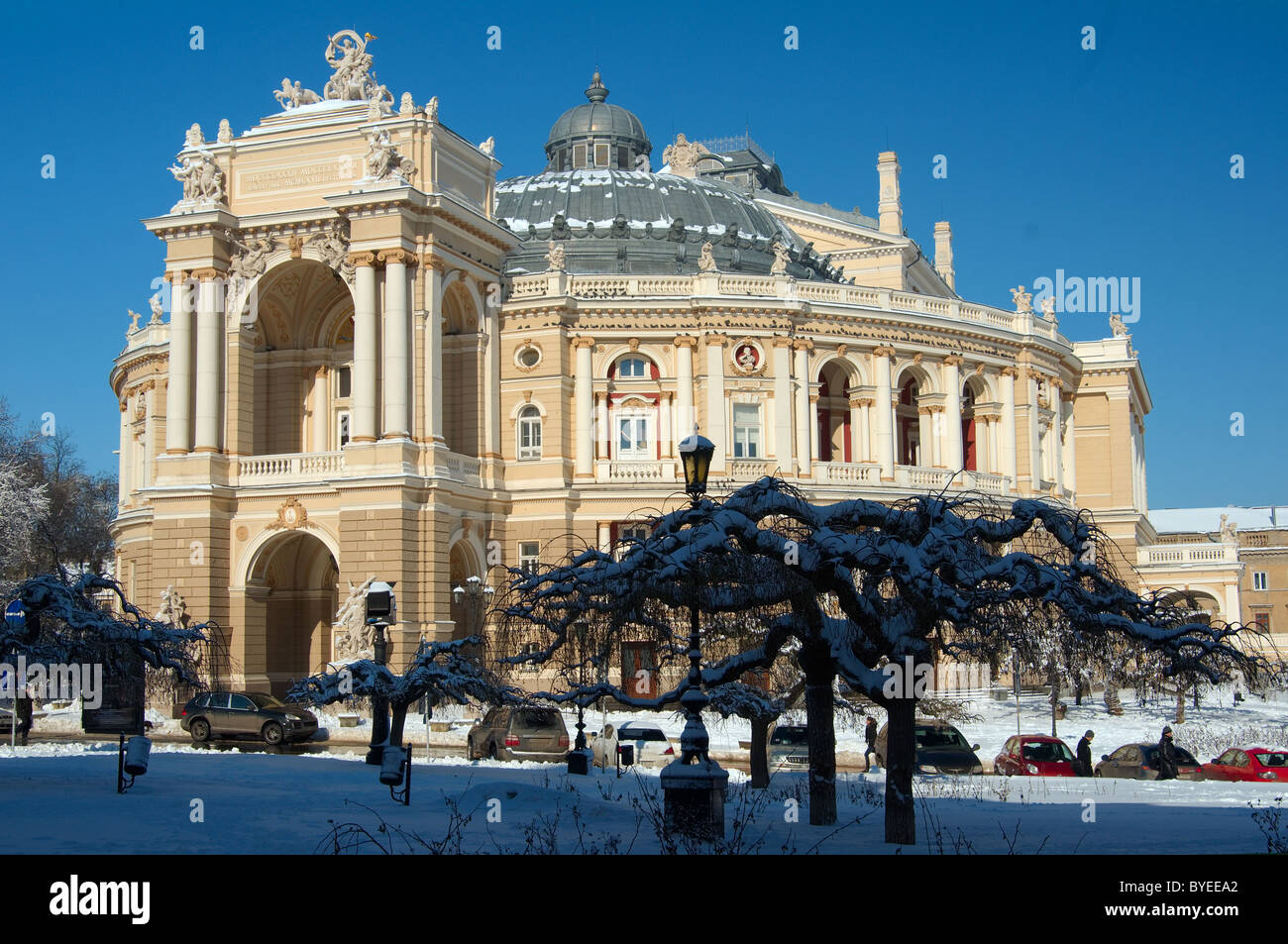 Theater opera and ballet in Odessa, Ukraine Stock Photo