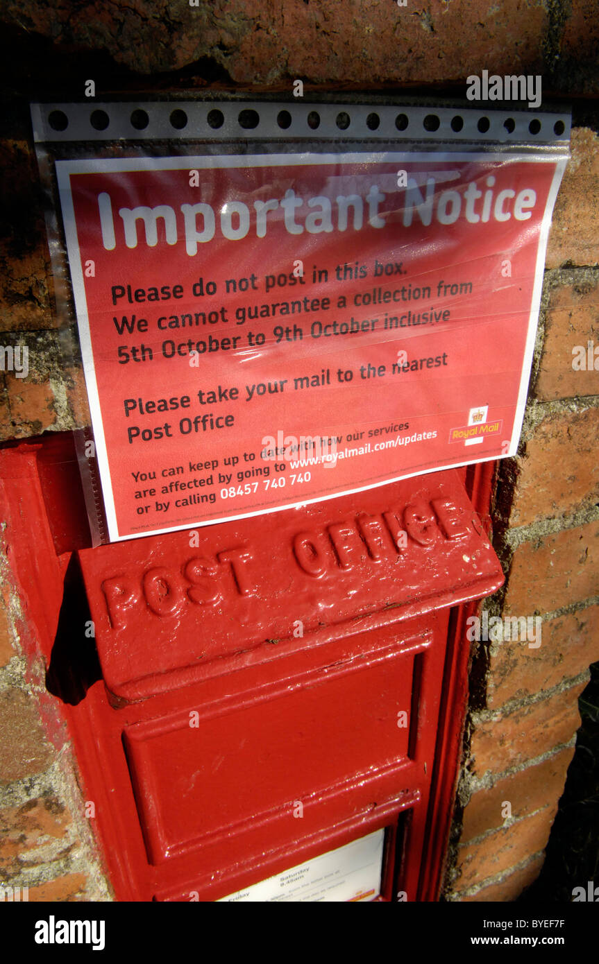 Postal strike