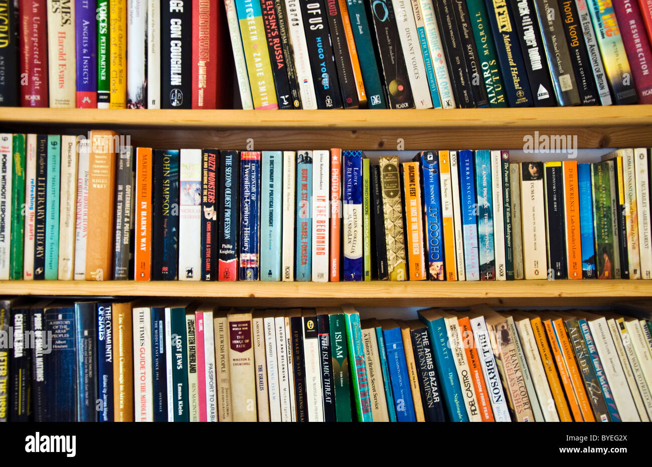 Bookshelf bookshelves bookcase Stock Photo Alamy