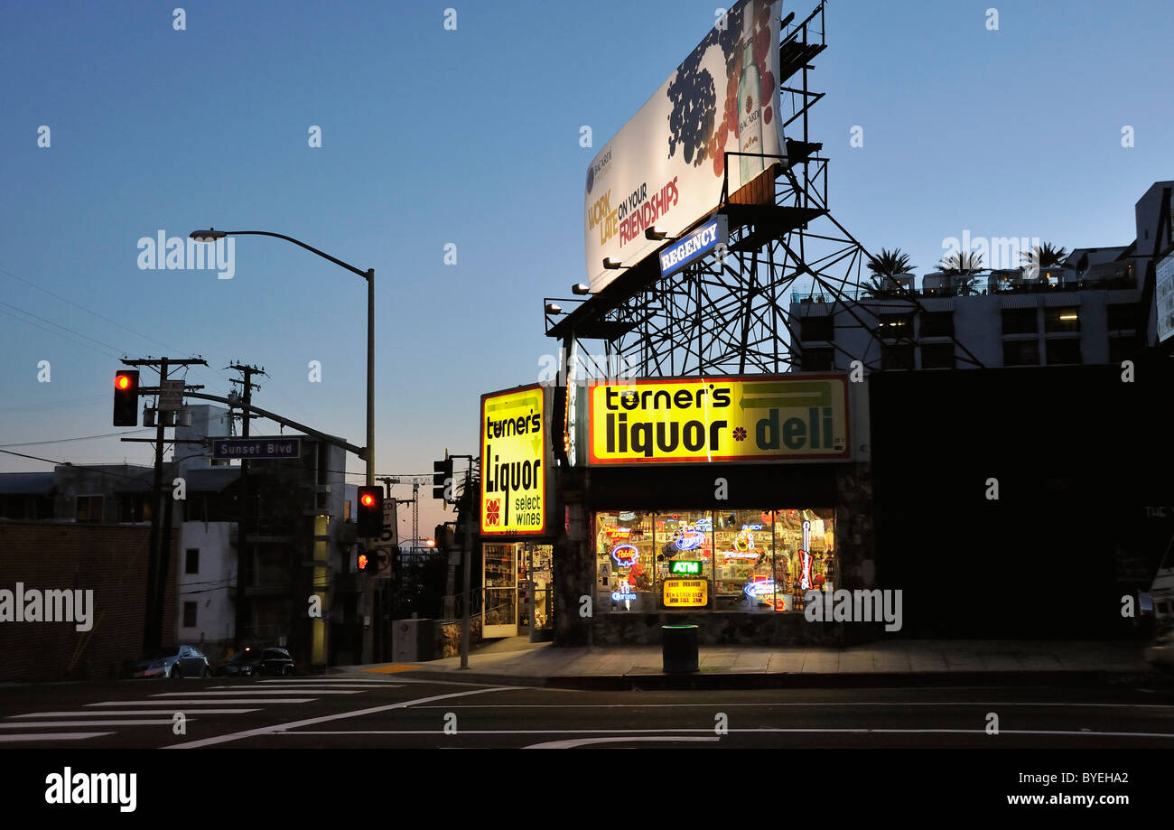 Turner's Liquor and Deli Stock Photo Alamy