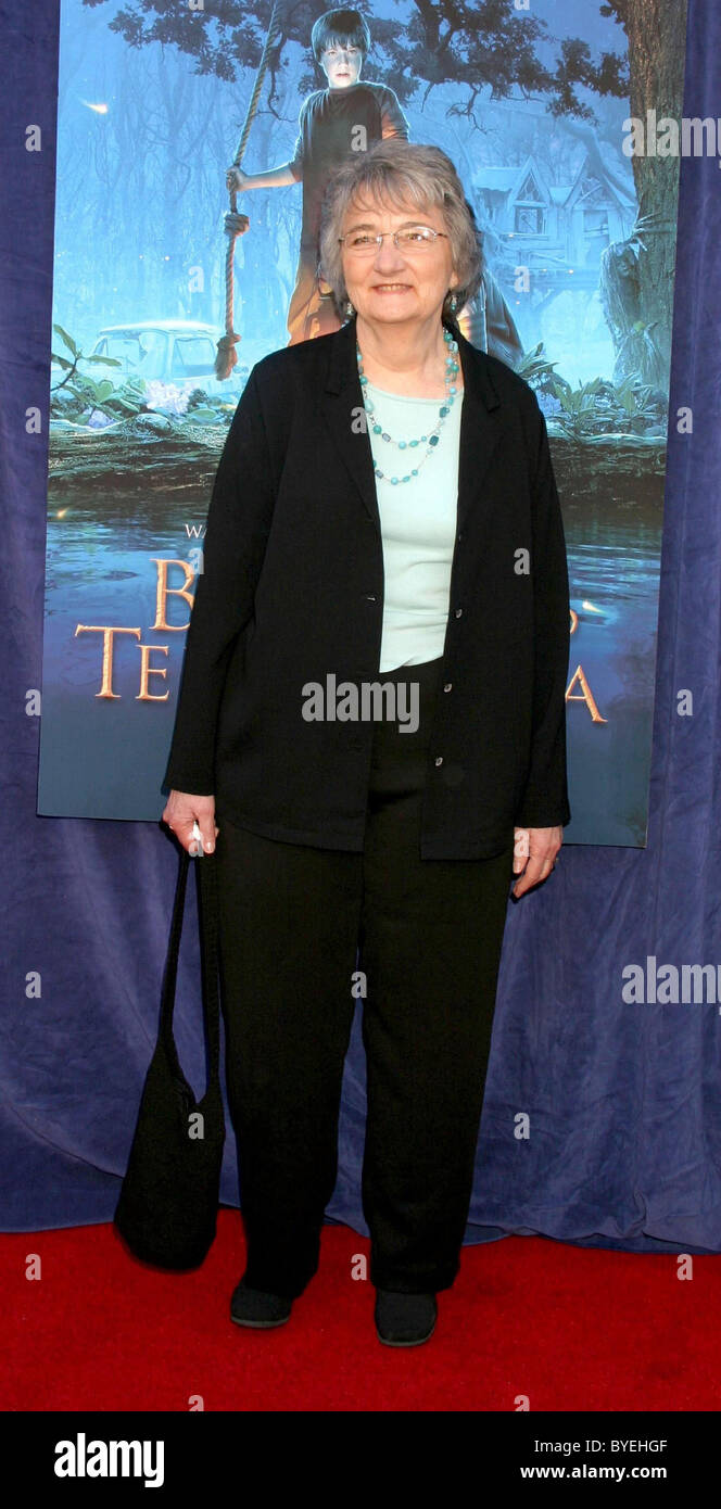 Katherine Paterson (author of the book) Los Angeles Premiere of Walt ...