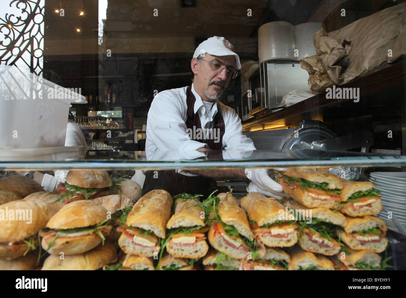 Baguette sandwiches for sale in Venice Italy Stock Photo Alamy