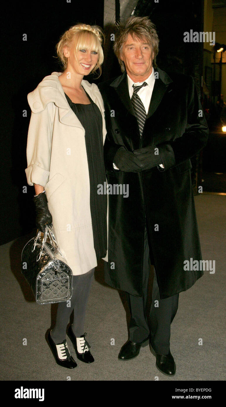 Kimberly Stewart and Rod Stewart Mercedes-Benz Fashion Week Fall 2007 - Marc Jacobs - Backstage Arrivals New York City, USA - Stock Photo