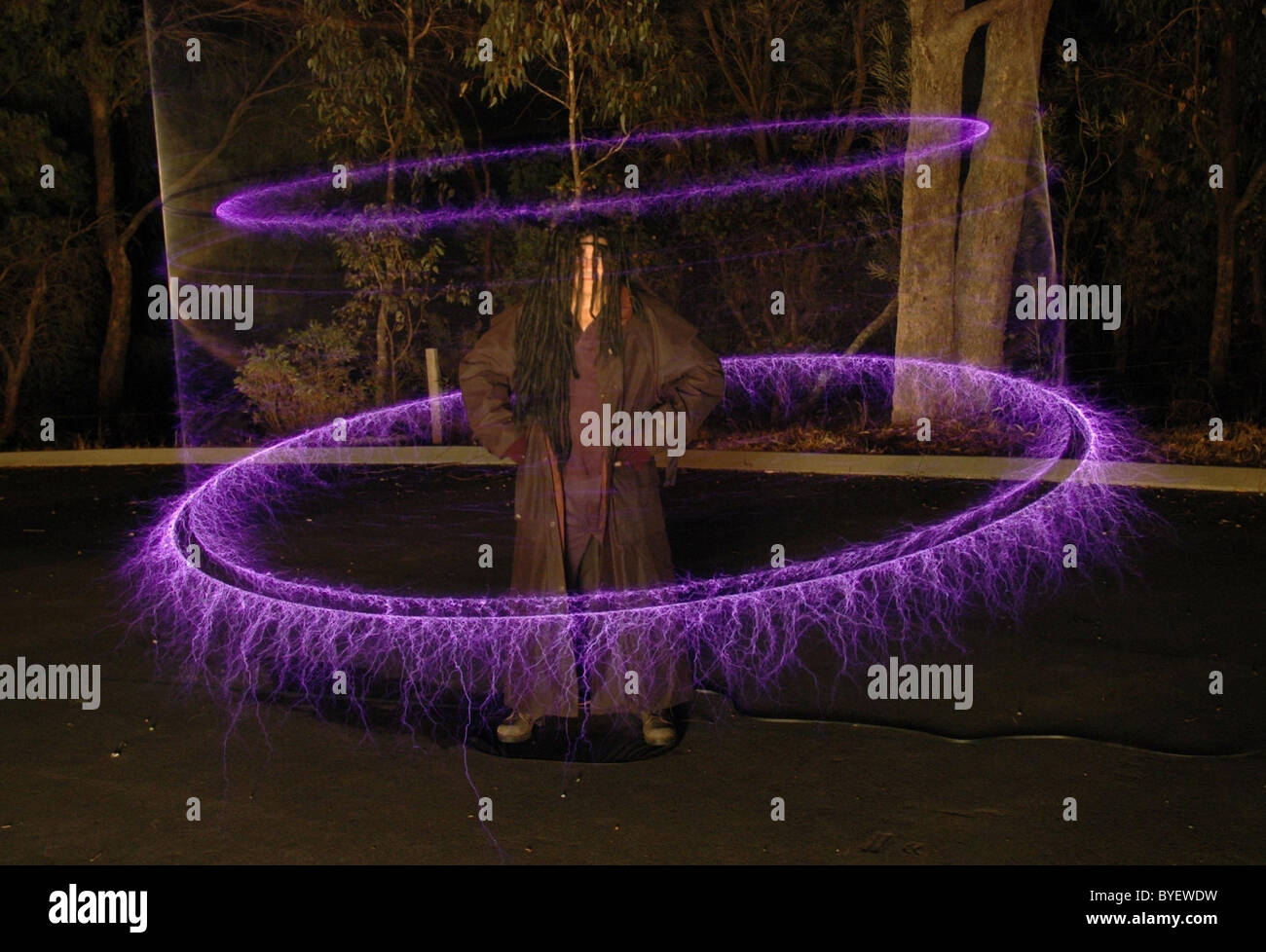 ELECTRIC MAGIC Electric magician Peter Terren can crush soft drink cans