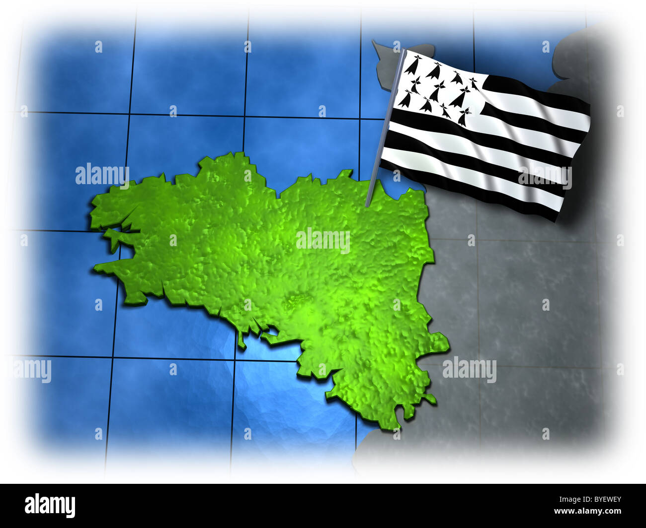 Brittany flag hi-res stock photography and images - Alamy