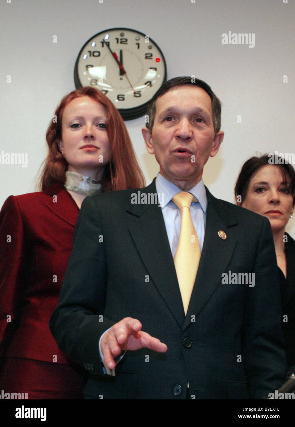 Congressman Dennis Kucinich, his wife Elizabeth Kucinich and Marianne ...