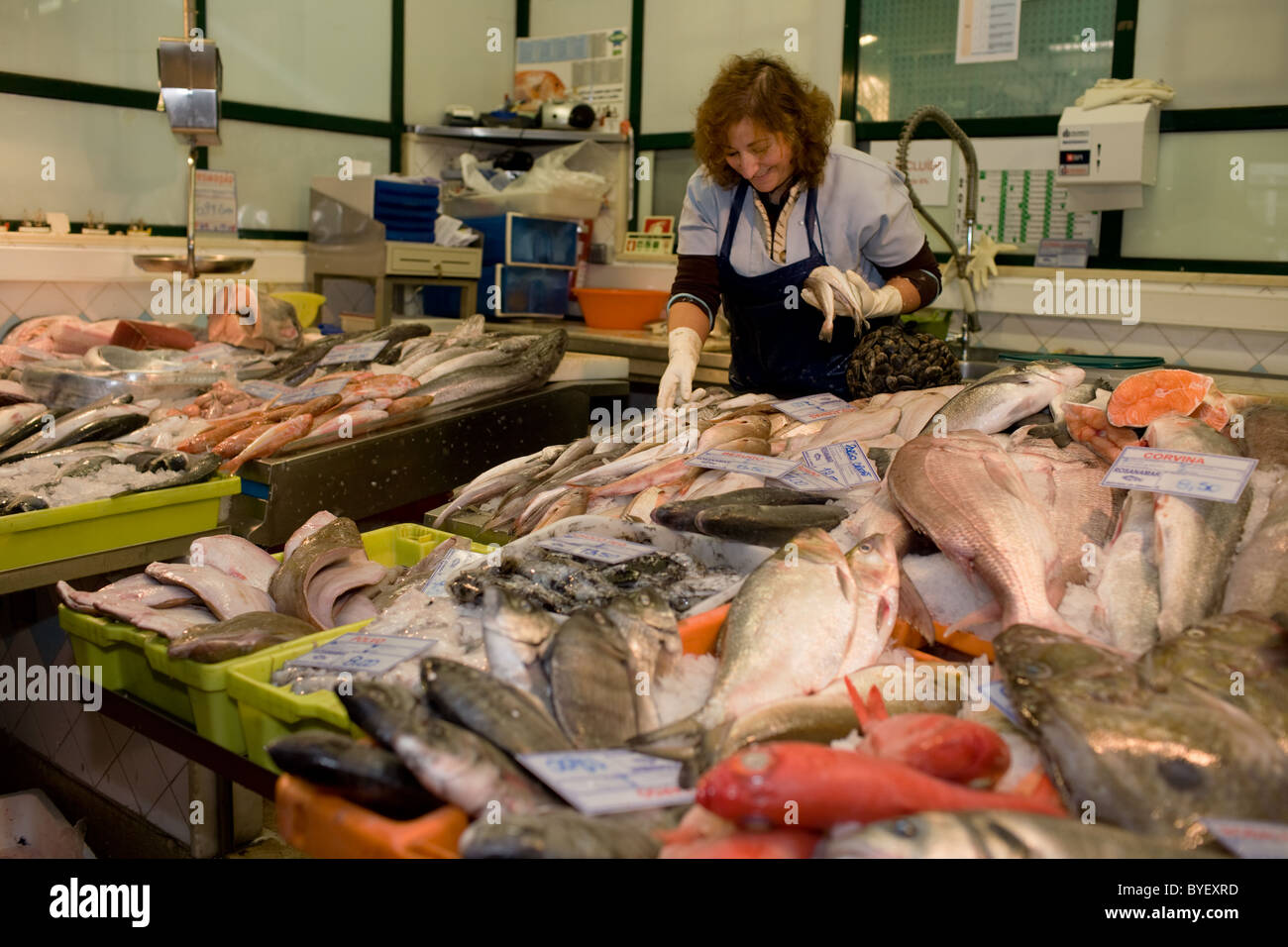 Lisbon fish market hi-res stock photography and images - Alamy
