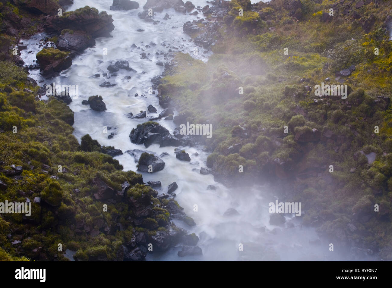 Iguacu Falls, Iguacu Falls, Border of Brazil and Argentina Stock Photo