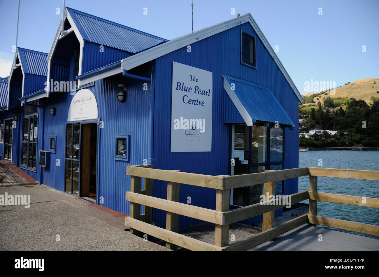 The Blue Peal centre on Akaroa harbour is a small picturesque historic