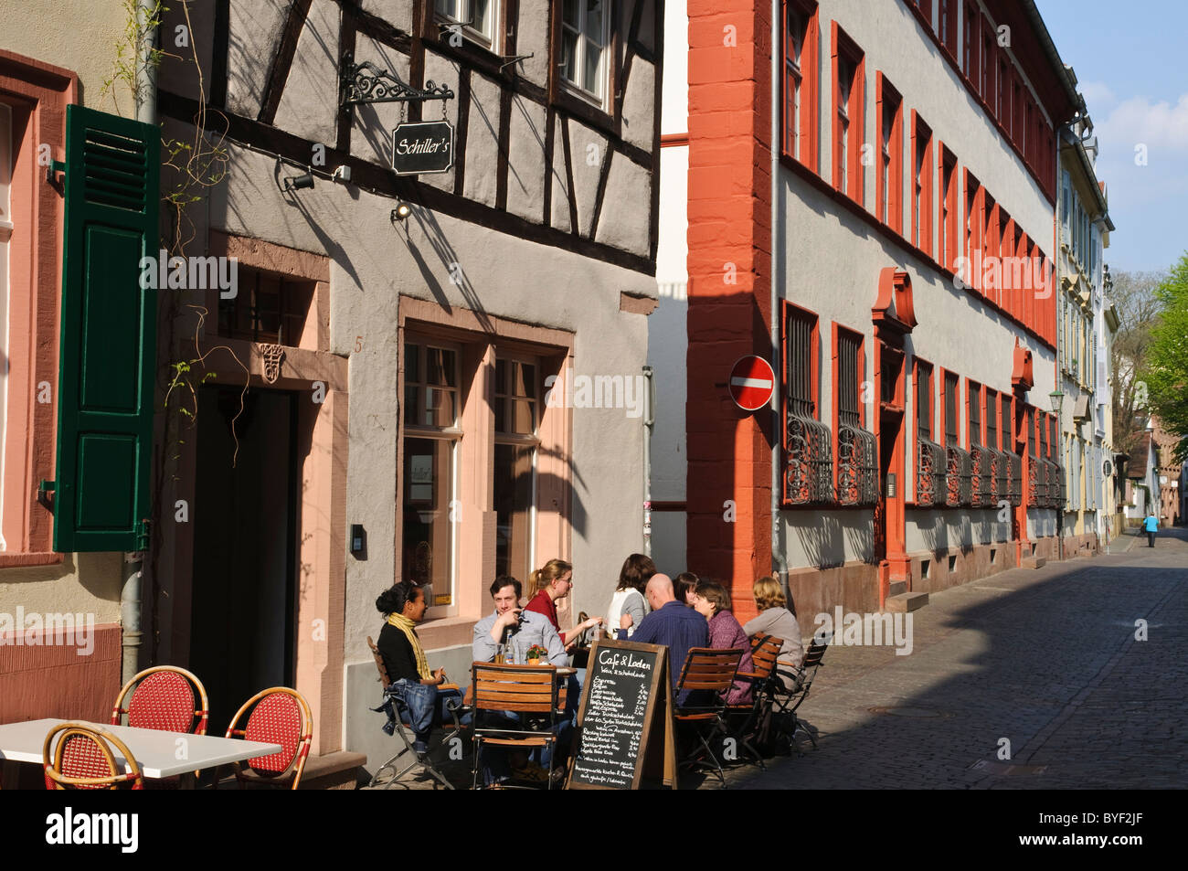 Heidelberg, old town, Baden-Wurttemberg, Germany Stock Photo