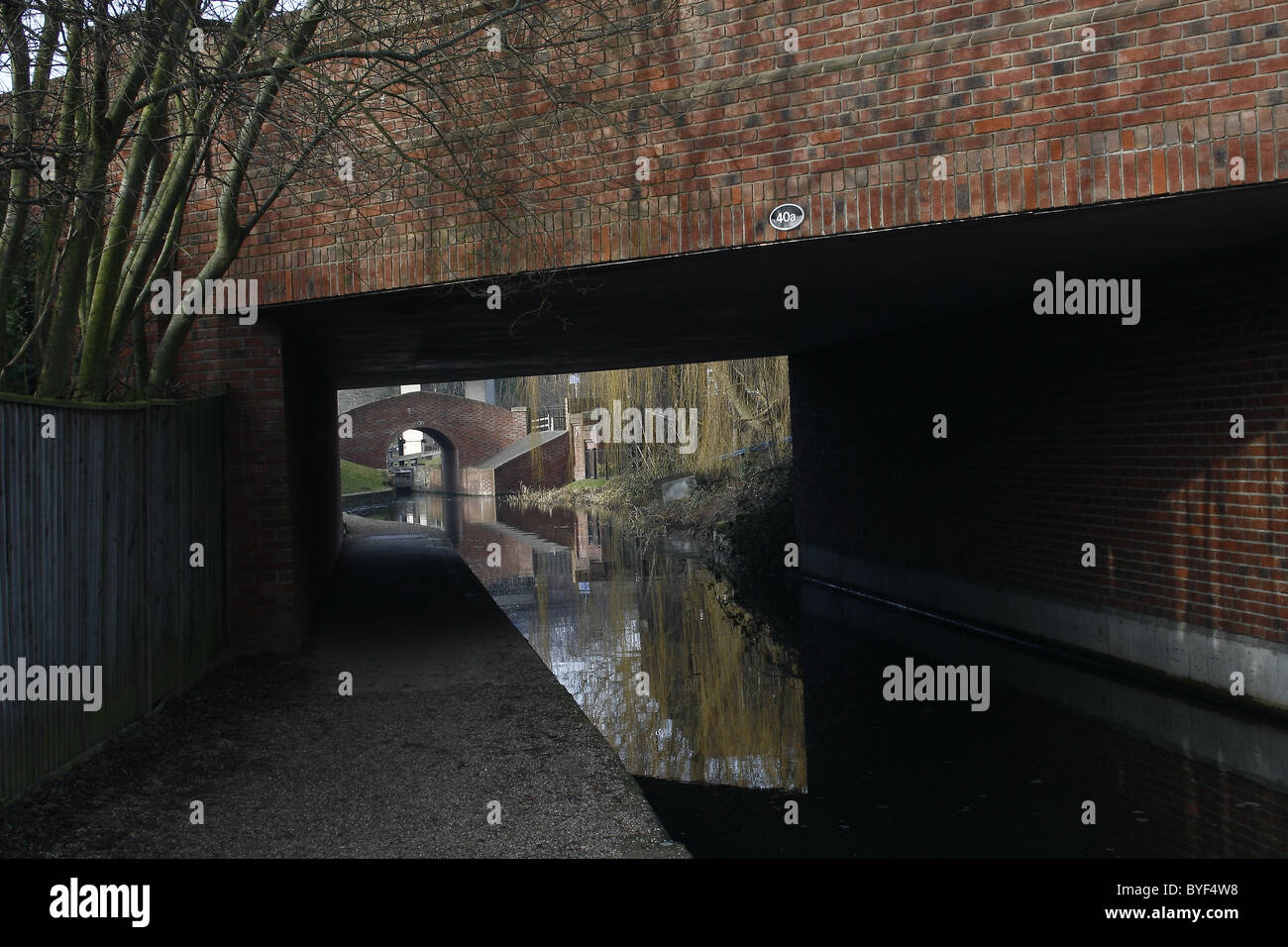 Bridge over chesterfield canal, Rhodesia, Worksop Stock Photo Alamy