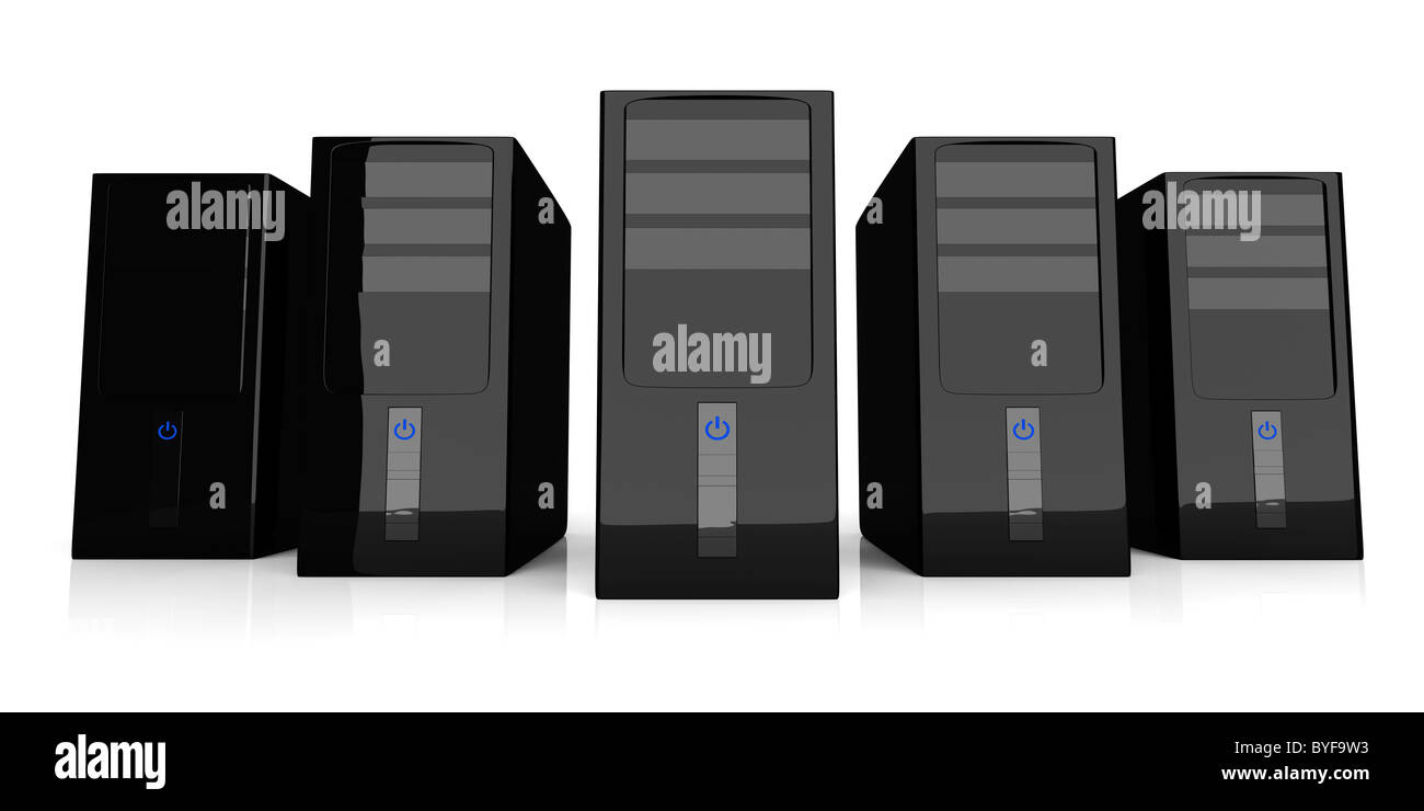 Computer tower Cut Out Stock Images & Pictures - Alamy