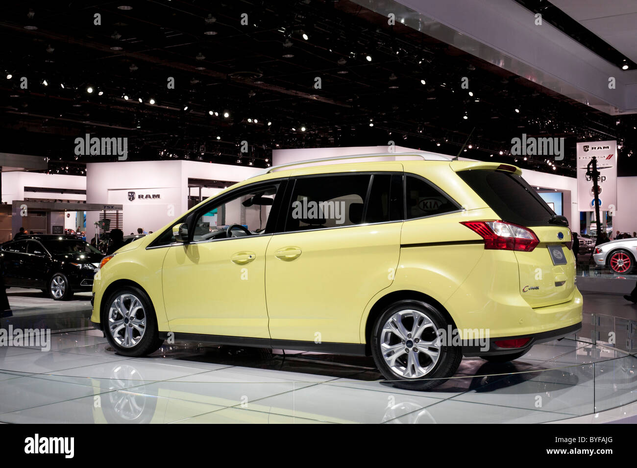 2012 Ford C-Max at the 2011 North American International Auto Show in Detroit. Stock Photo