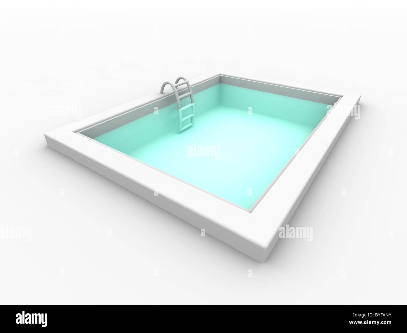 Mini swimming pool. Stock Photo