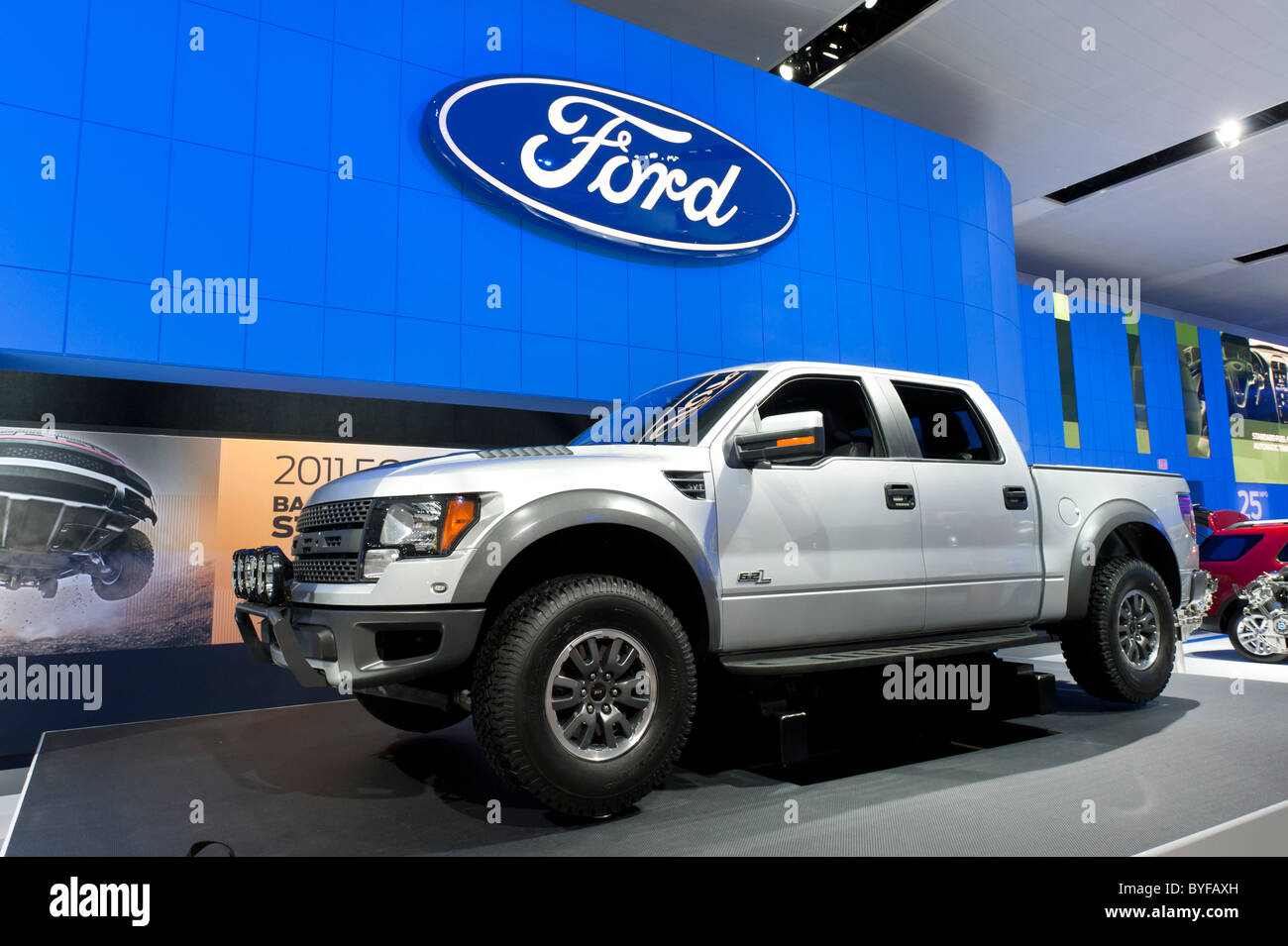 Ford F-150 SVT Raptor pickup truck at the 2011 North American International Auto Show in Detroit Stock Photo