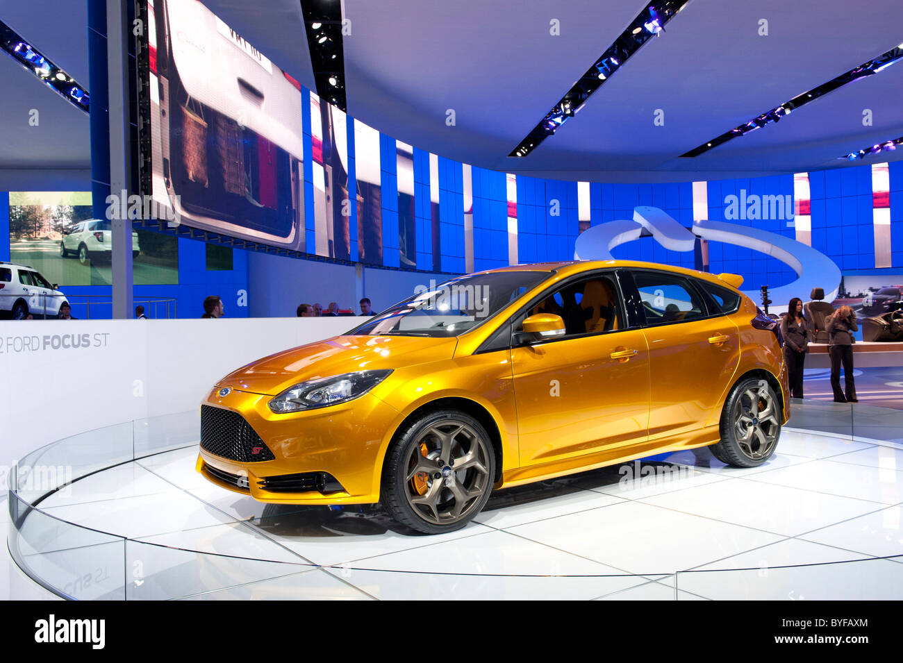 2012 Ford Focus ST at the 2012 North American International Auto Show in Detroit Stock Photo