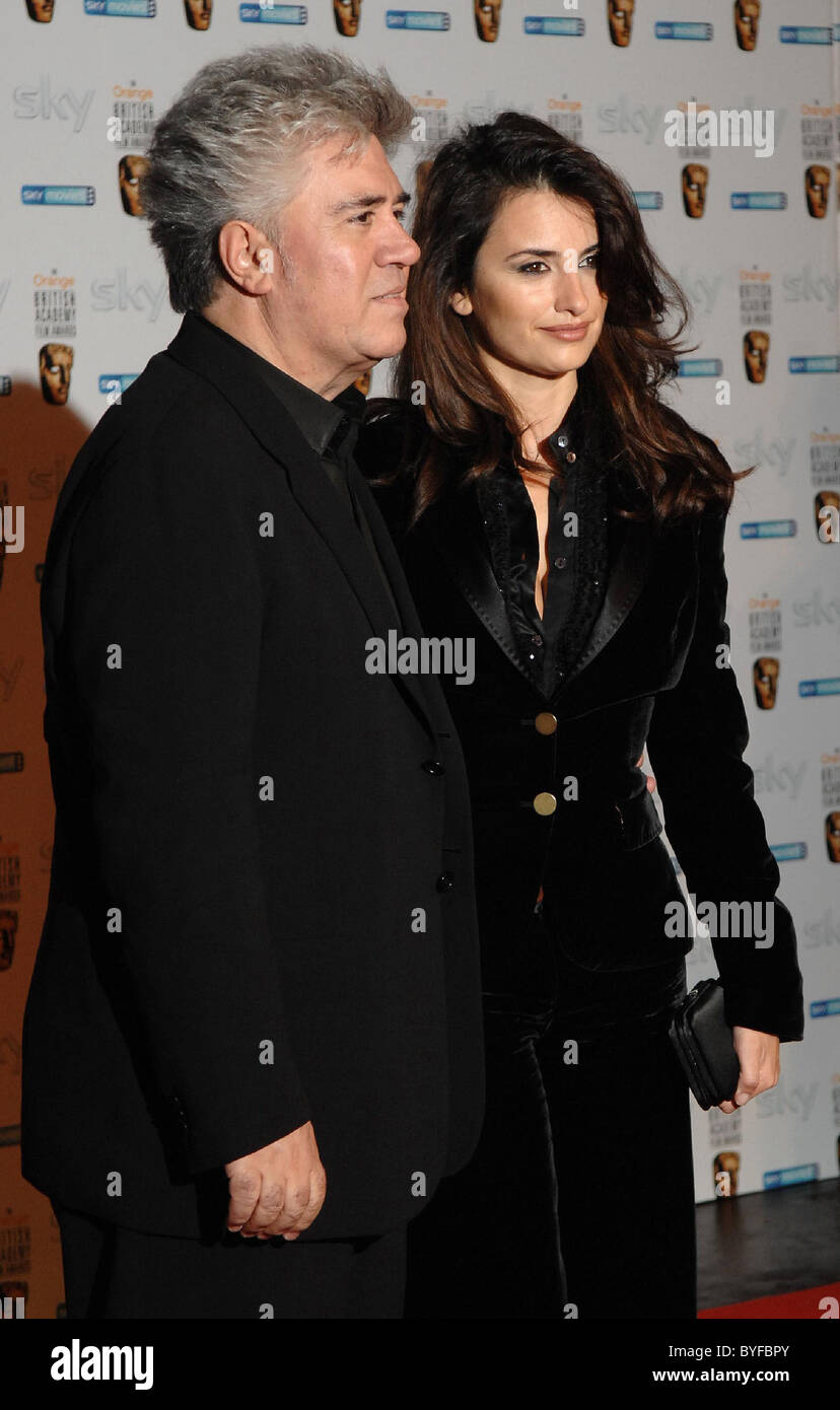 Pedro Almodovar and Penelope Cruz The Orange British Academy Film
