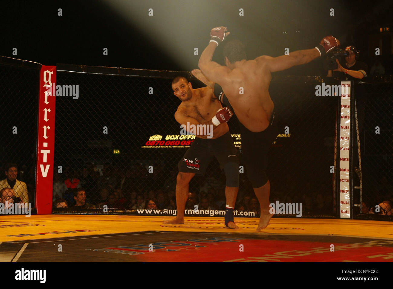 Mostapha Al Turk Cage Rage fighting at Wembley Arena London, England