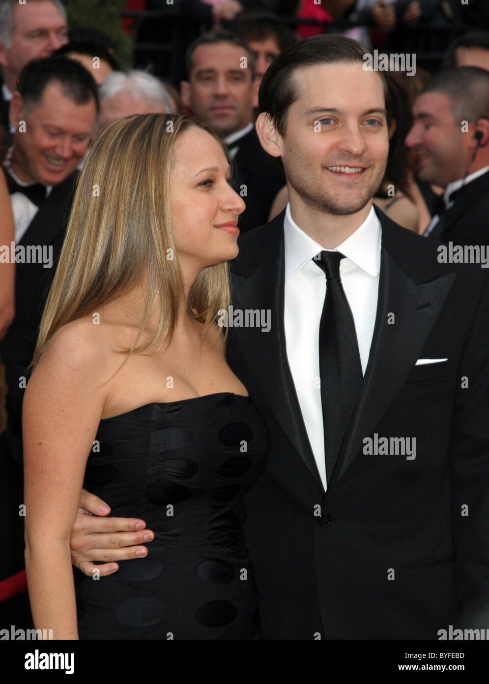 Tobey Maguire and Jennifer Meyer The 79th Annual Academy Awards (Oscars ...