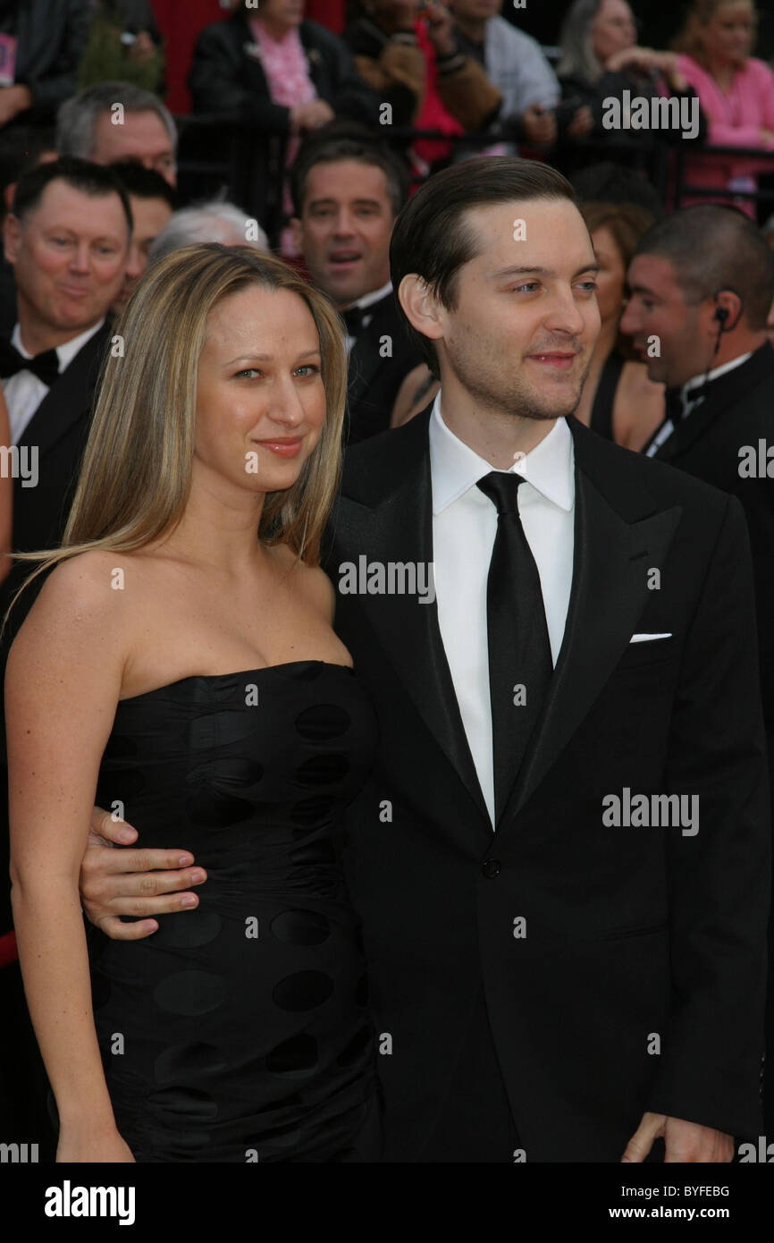 Tobey Maguire and Jennifer Meyer The 79th Annual Academy Awards (Oscars ...
