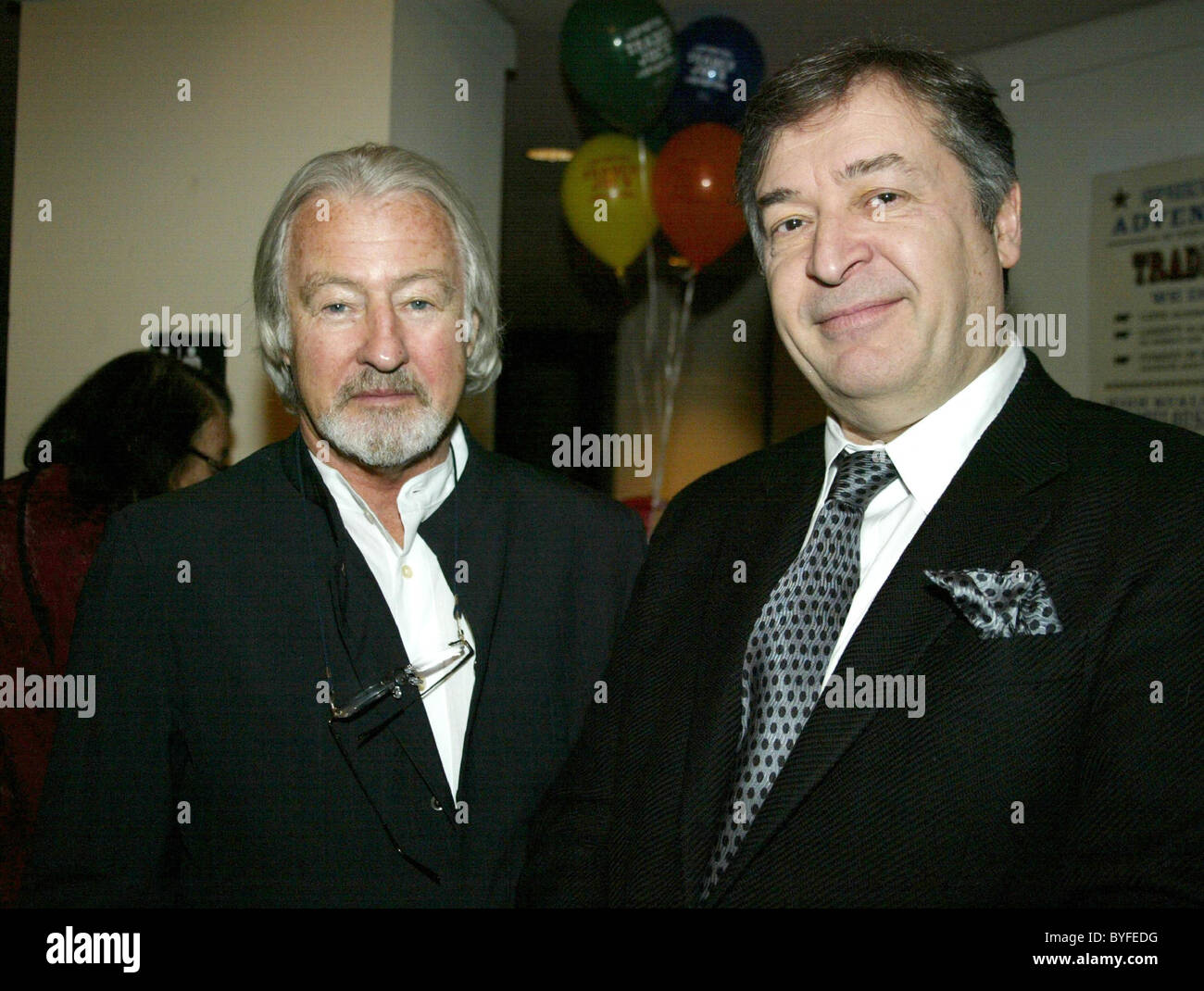 Gettysburg producer, Ronald F Maxwell with John Daly as he receives a ...