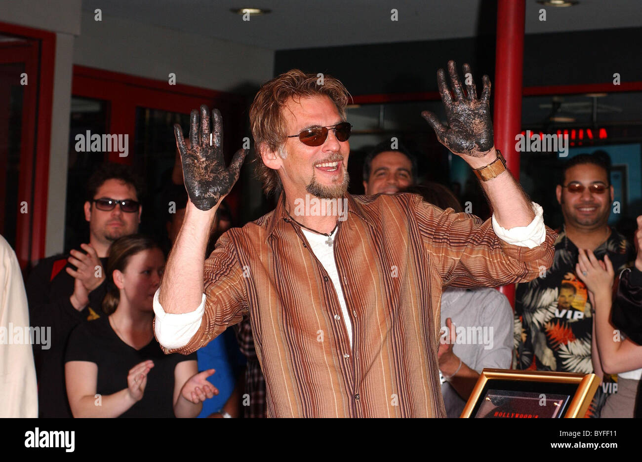 Kenny Loggins inducted into Hollywood's Rock Walk held at the Guitar