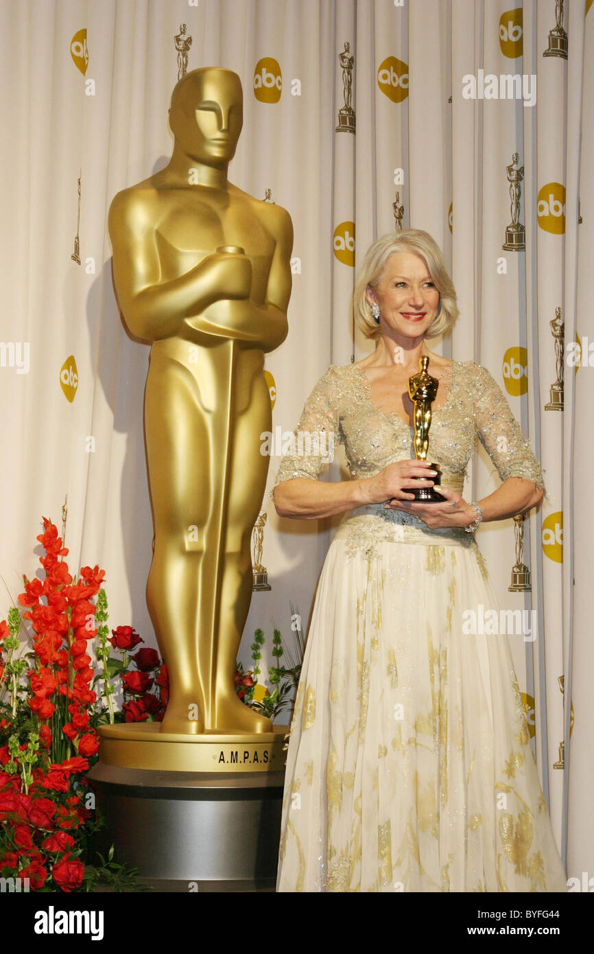 Helen Mirren The 79th Annual Academy Awards Oscars Press Room Kodak Theater Hollywood 