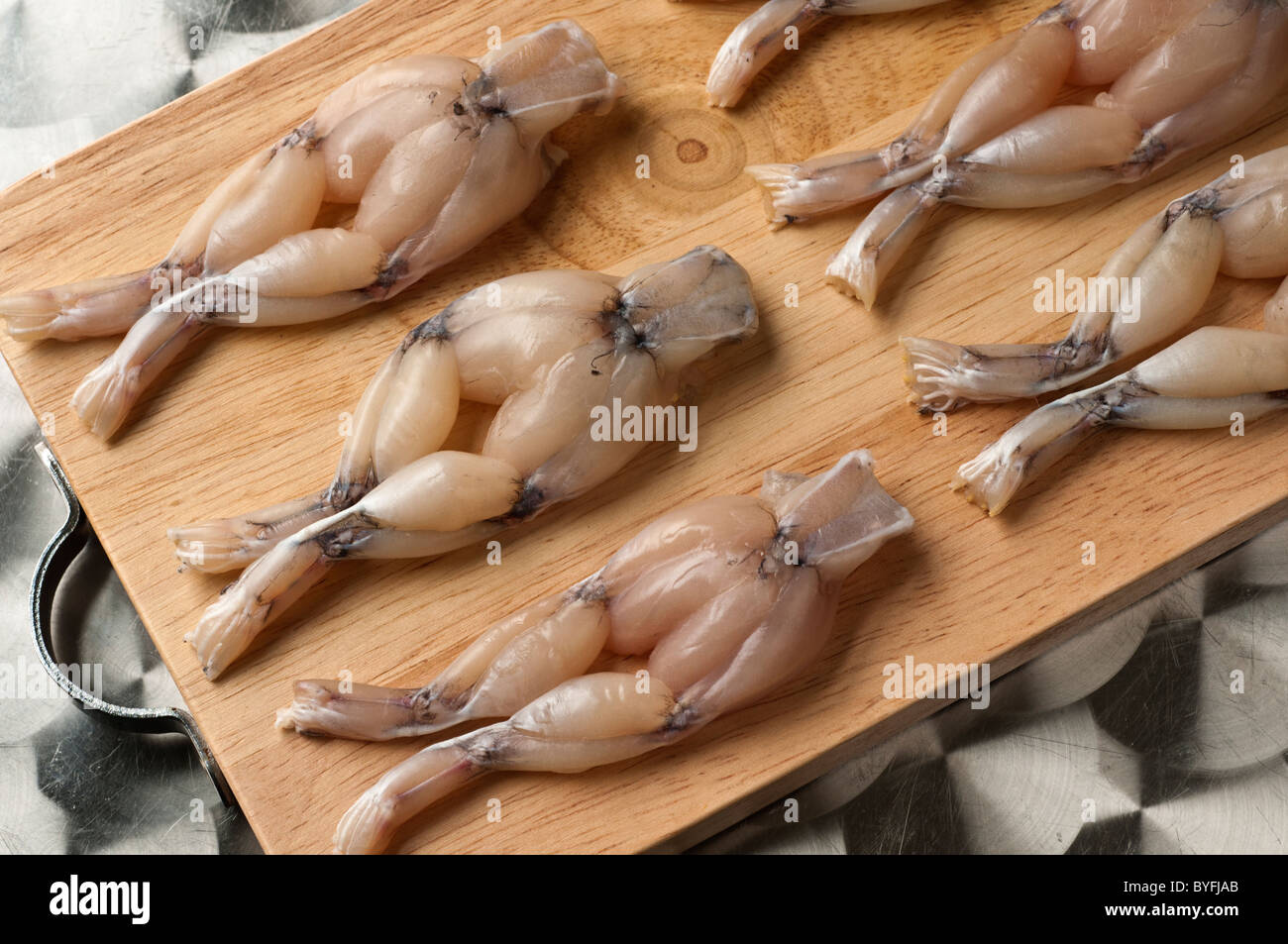 Frogs' legs. Cuisses de grenouille Stock Photo