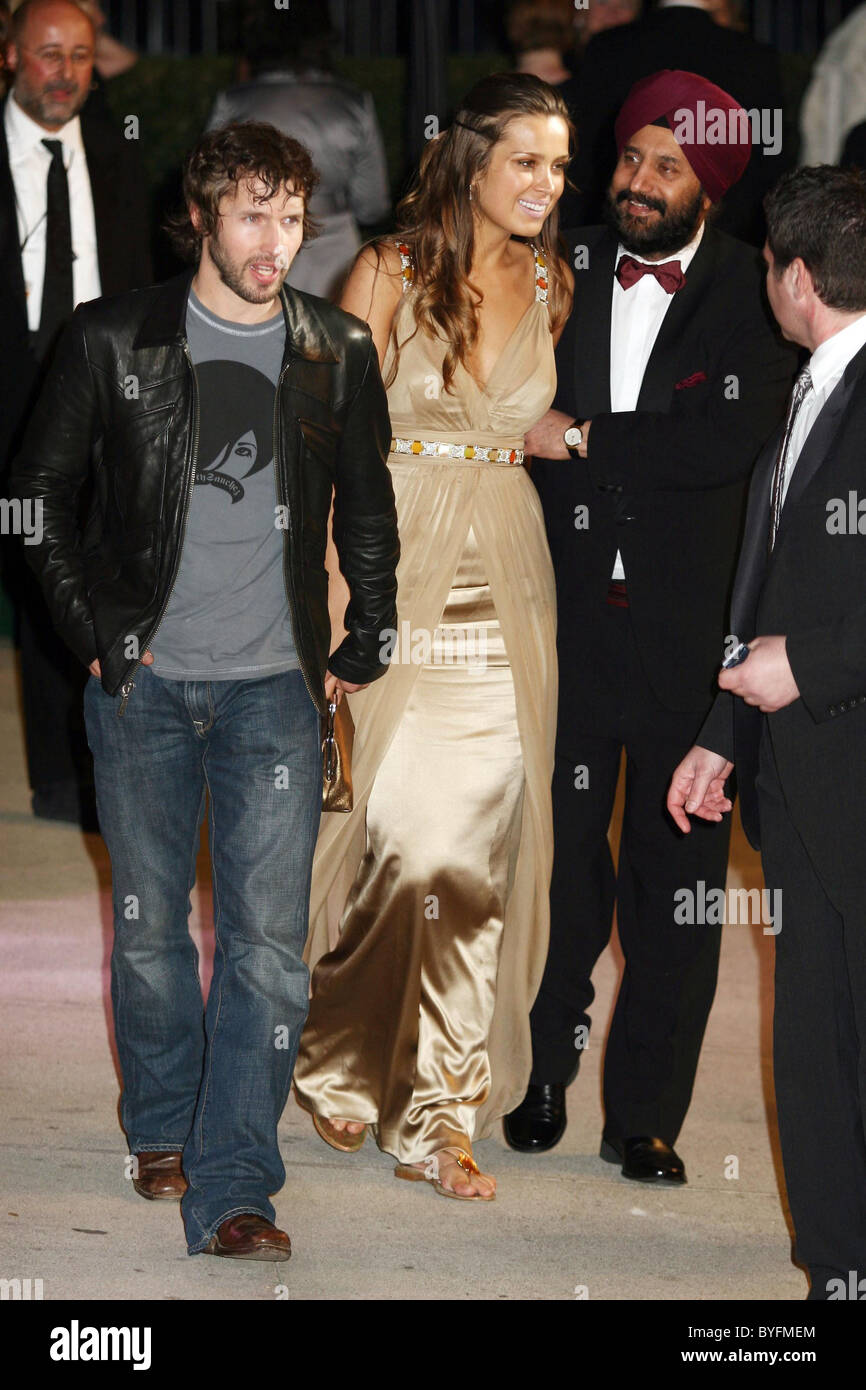 James Blunt and Petra Nemcova Vanity Fair Oscar Party at Mortons Los