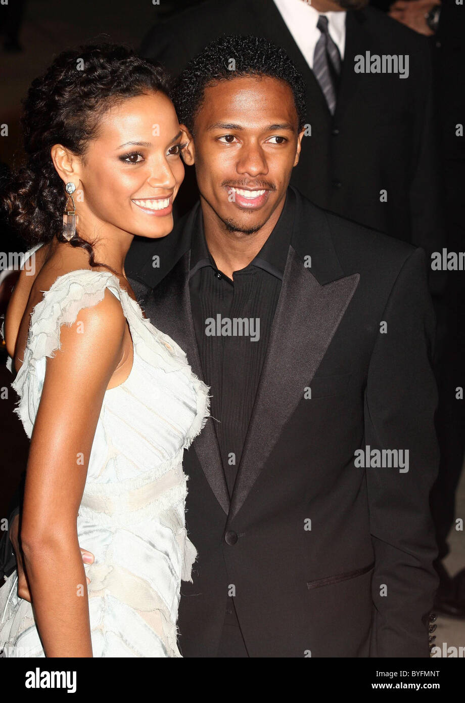 Selita Ebanks and Nick Cannon Vanity Fair Oscar Party at Mortons Los