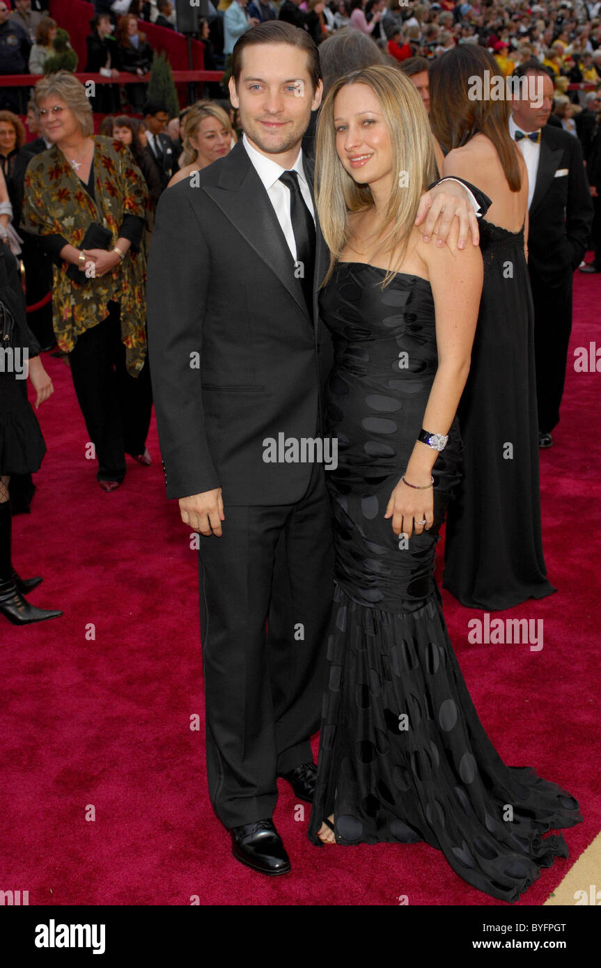 Tobey Maguire and Jennifer Meyer The 79th Annual Academy Awards (Oscars ...