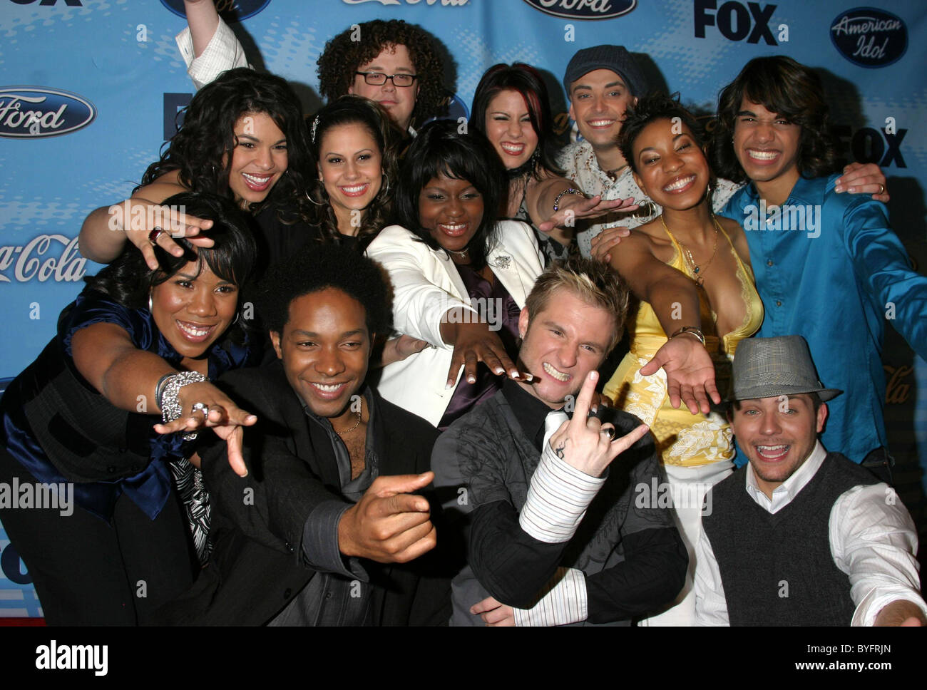 Top 12 American Idol Contestants American Idol Top 12 Party - Season 6 at  the Astra West Pacific Design Center Los Angeles Stock Photo - Alamy