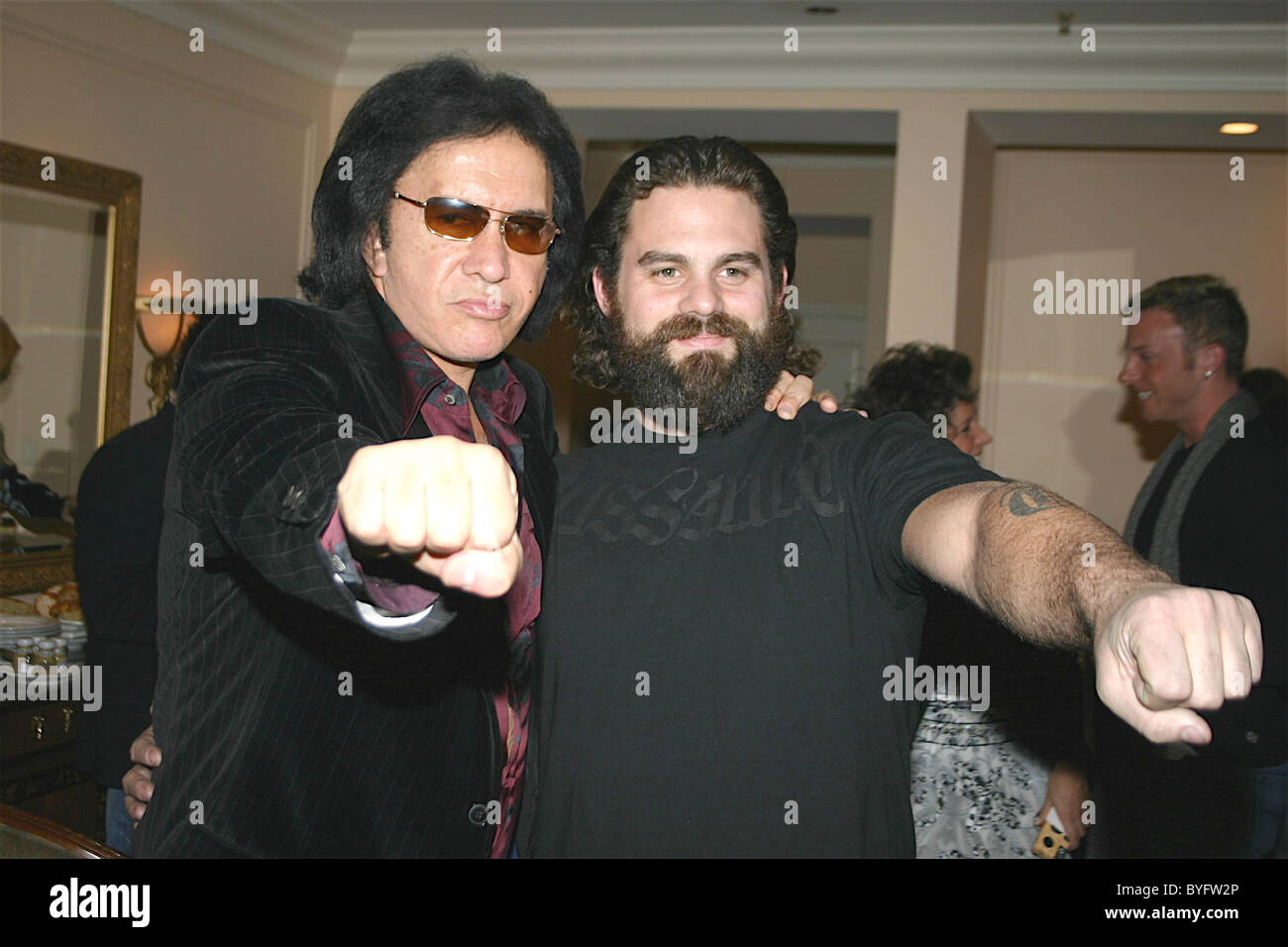 Gene Simmons and Jason Dussault Gene Simmons celebrates the launch of