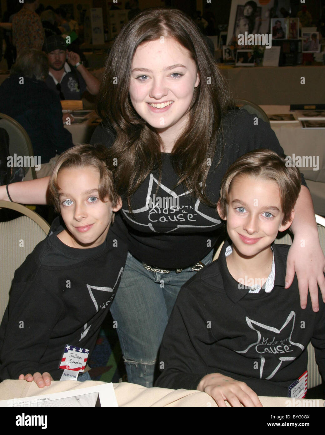Madylin Sweetin with her brothers Sullivan and Sawyer Hollywood