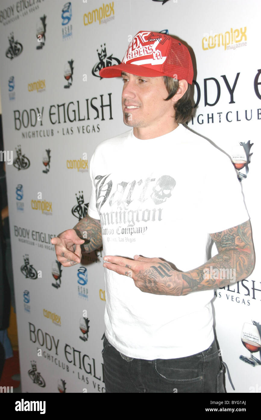 Cary Hart Old School Hip Hop event at Body English  Arrivals Las Vegas, Nevada - 16.02.07 Stock Photo