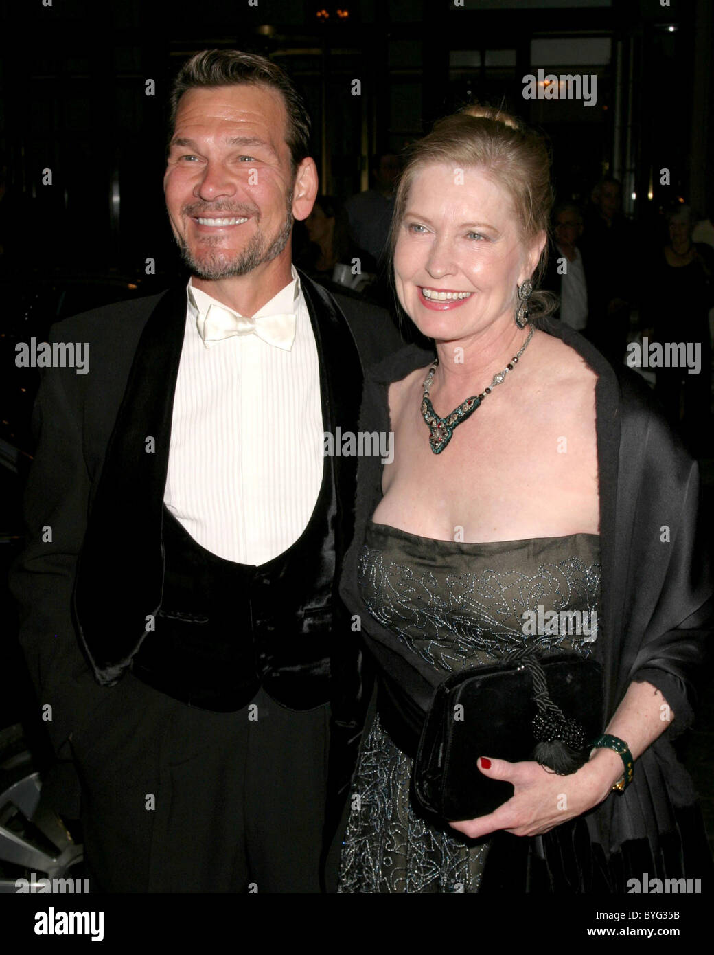 Patrick Swayze and Wife Lisa Neimi 9th Annual Costume Designer's Guild Awards Gala Regent Beverly Wilshire Hotel Beverly Hills, Stock Photo