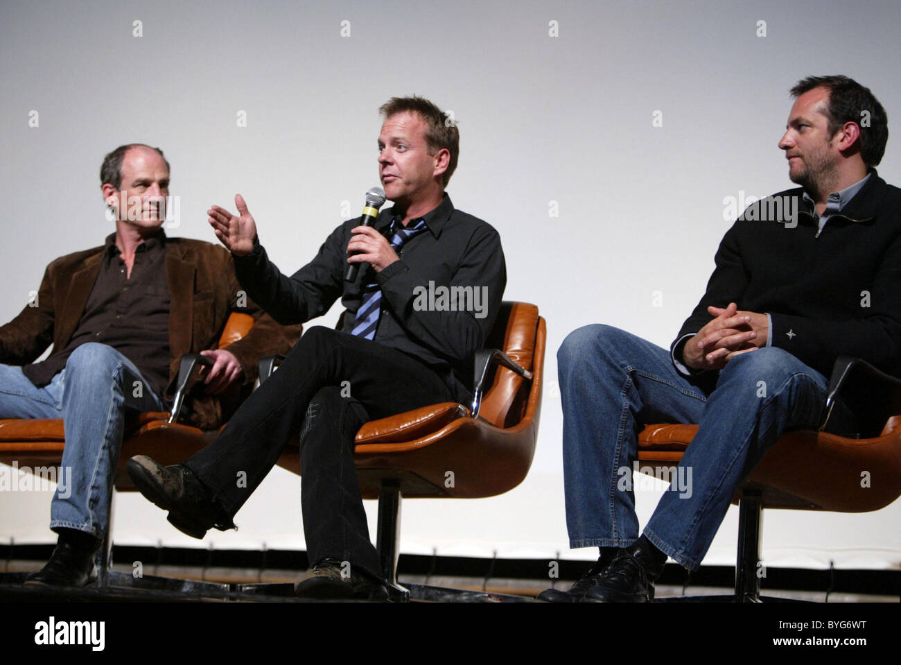 Pliny Porter, Kiefer Sutherland and director Manu Boyer reportedly the ...