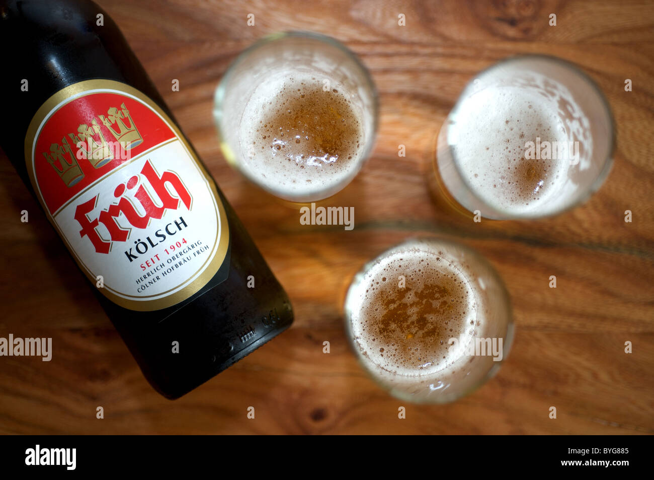 Fruh Koisch beer Stock Photo
